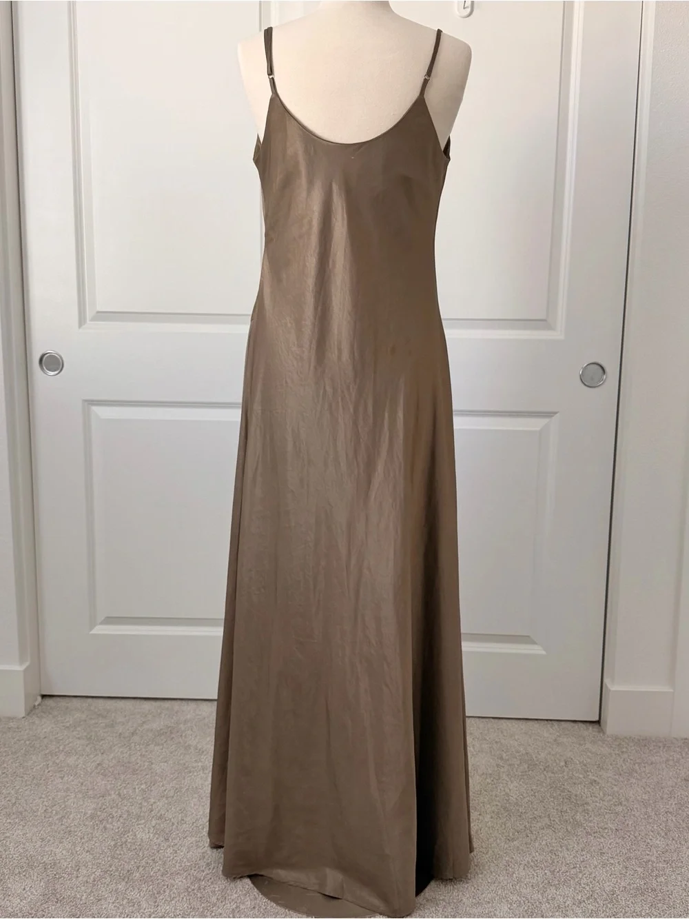 TOV Noir Slip Dress